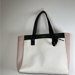 Kate Spade Black, White, and Pink Tote
